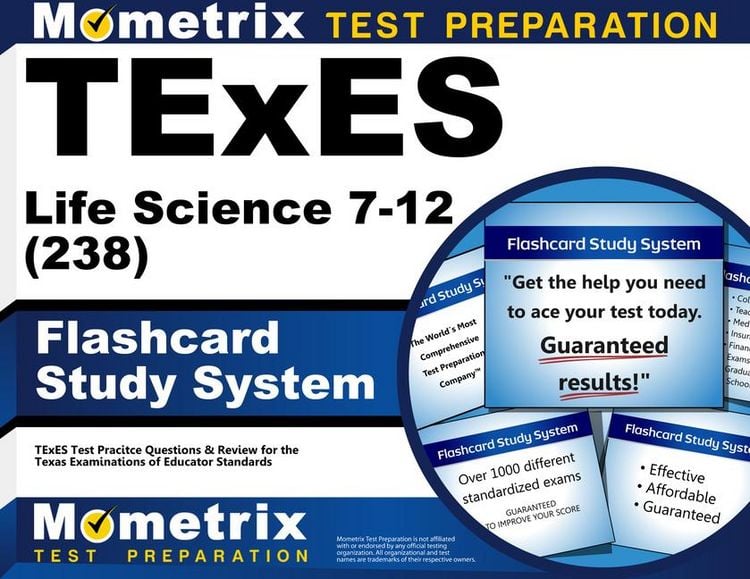 Produktbild: TExES Life Science 7-12 (238) Flashcard Study System