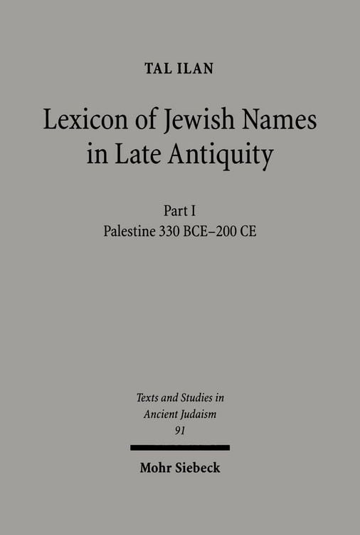 Produktbild: Lexicon of Jewish Names in Late Antiquity