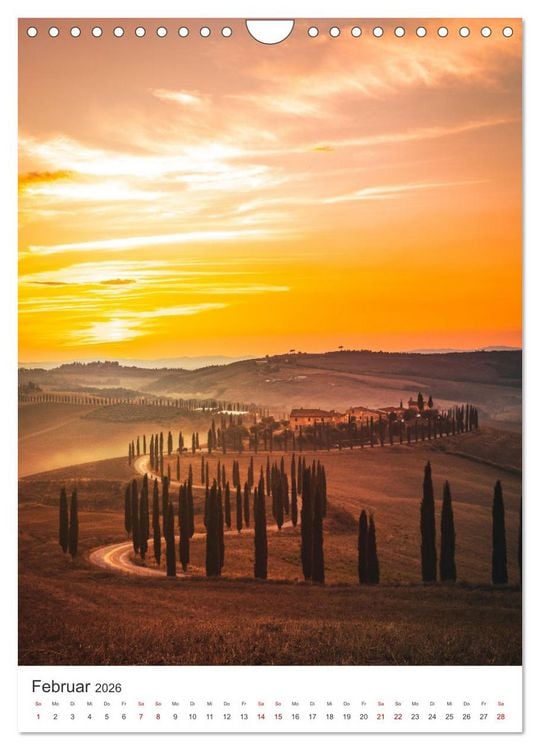 Produktbild: Italien - Einmalige Landschaften. (Wandkalender 2026 DIN A4 hoch), CALVENDO Monatskalender