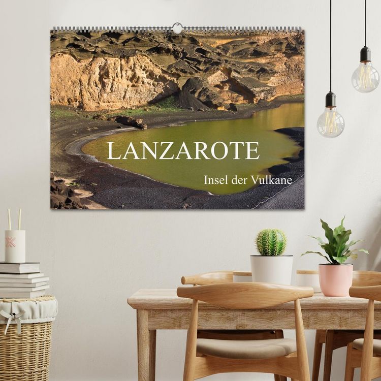 Produktbild: Lanzarote - Insel der Vulkane (Wandkalender 2026 DIN A2 quer), CALVENDO Monatskalender