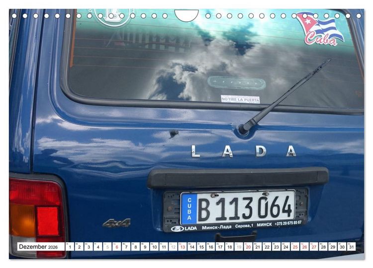 Produktbild: LADA NIVA - Russlands Dauer-L&auml;ufer (Wandkalender 2026 DIN A4 quer), CALVENDO Monatskalender