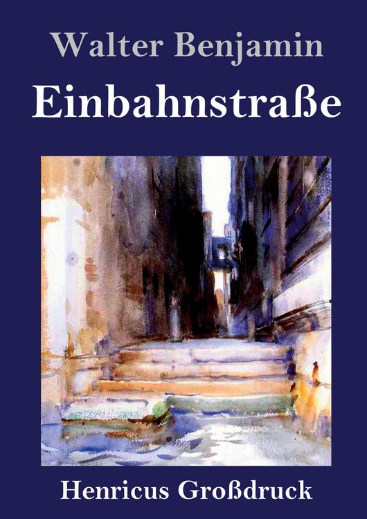Produktbild: Einbahnstra&szlig;e (Gro&szlig;druck)
