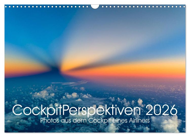Produktbild: CockpitPerspektiven 2026 (Wandkalender 2026 DIN A3 quer), CALVENDO Monatskalender