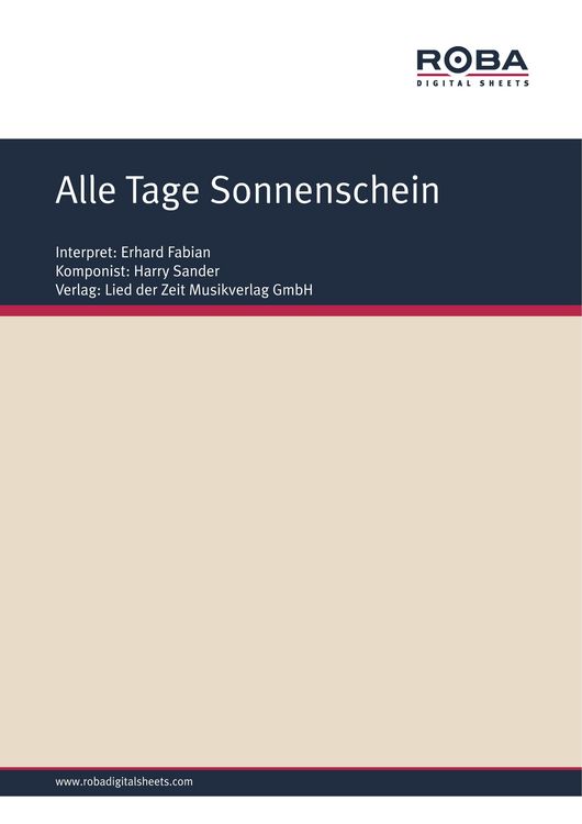 Produktbild: Alle Tage Sonnenschein