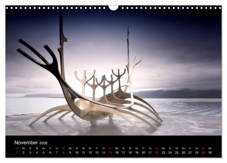 Produktbild: Island - Insel aus Feuer und Eis (Wandkalender 2026 DIN A3 quer), CALVENDO Monatskalender