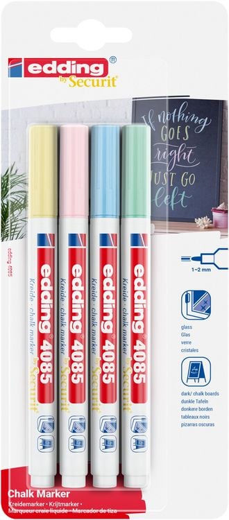 Produktbild: Edding Kreidemarker 4085 pastell 4er Set