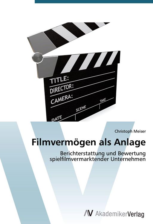 Produktbild: Filmverm&ouml;gen als Anlage