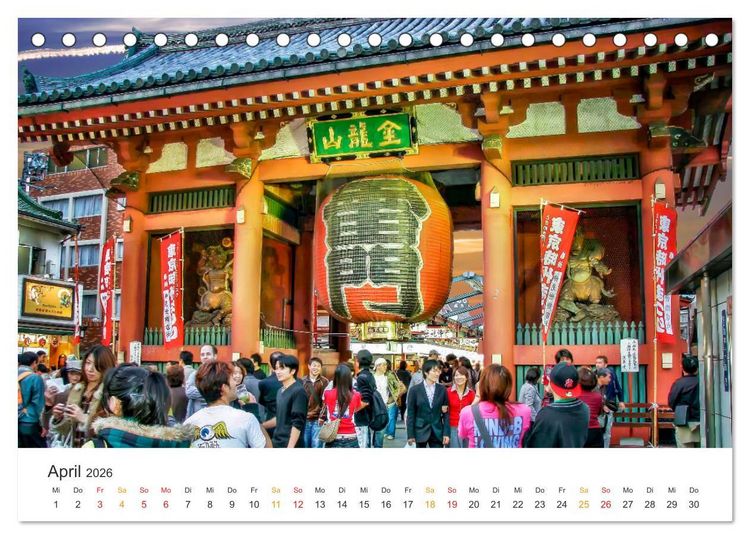 Produktbild: Japan - Tradition und Innovation (Tischkalender 2026 DIN A5 quer), CALVENDO Monatskalender