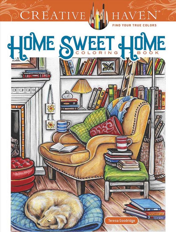 Produktbild: Creative Haven Home Sweet Home Coloring Book