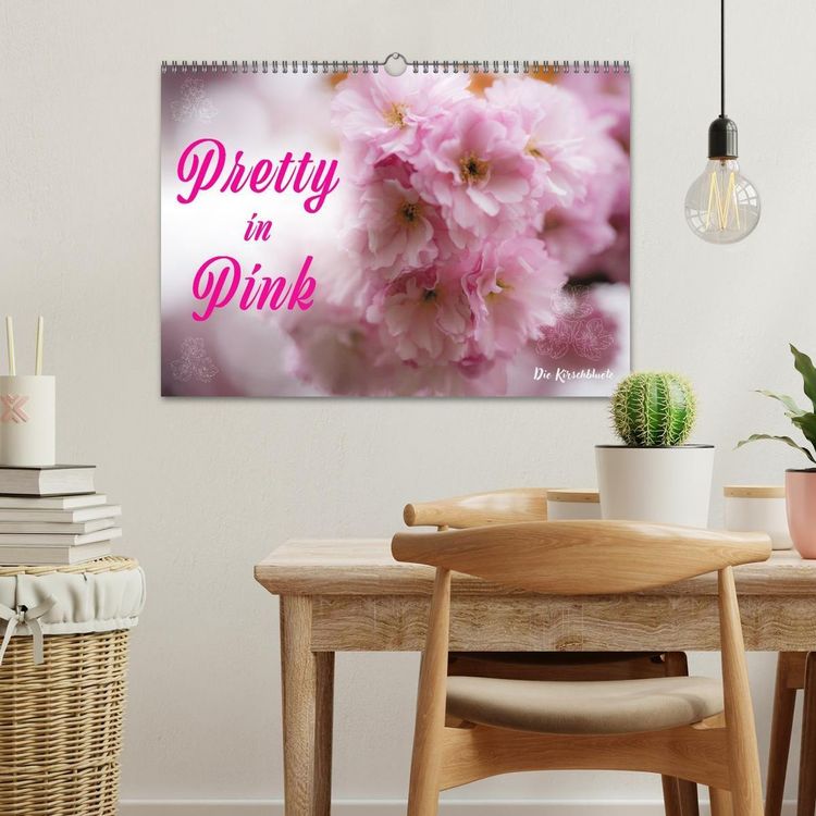 Produktbild: Pretty in Pink - Die Kirschbl&uuml;te (Wandkalender 2027 DIN A3 quer), CALVENDO Monatskalender