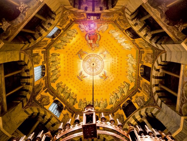 Produktbild: CALVENDO Puzzle Aachener Dom, Oktogon | 1000 Teile Lege-Gr&ouml;&szlig;e 64x48cm Foto-Puzzle f&uuml;r gl&uuml;ckliche Stunden