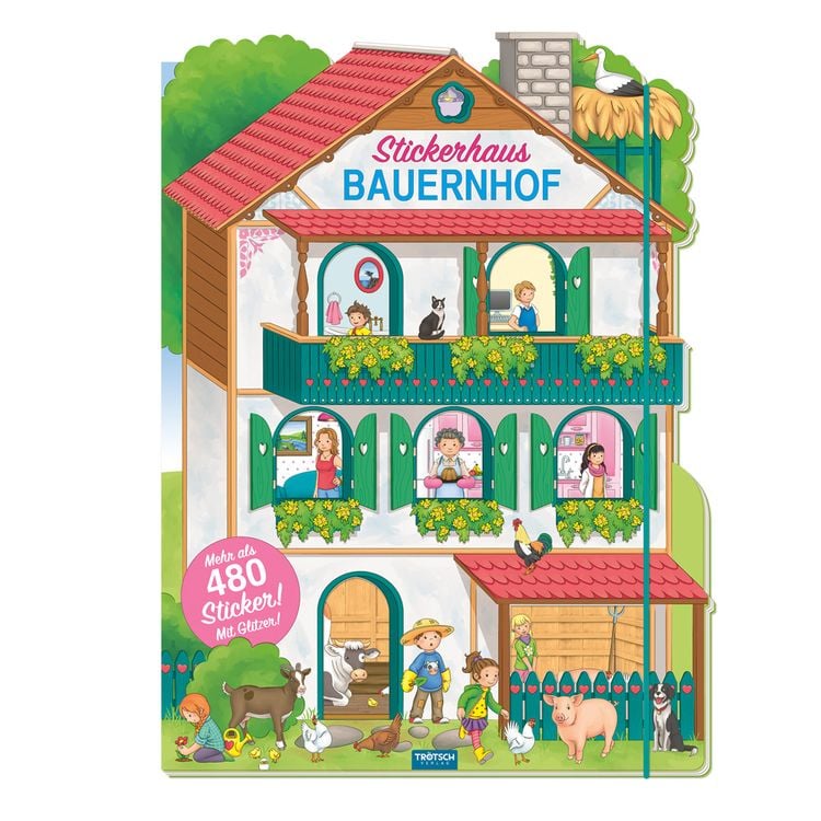 Produktbild: Tr&ouml;tsch Stickerbuch Stickerhaus Bauernhof