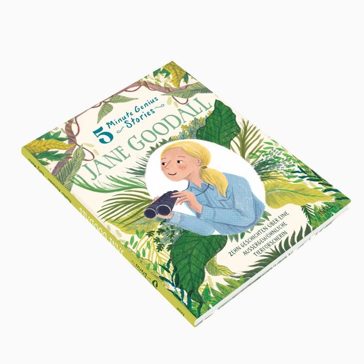 Produktbild: Jane Goodall &ndash; 5 Minute Genius Stories (Deutsche Ausgabe)