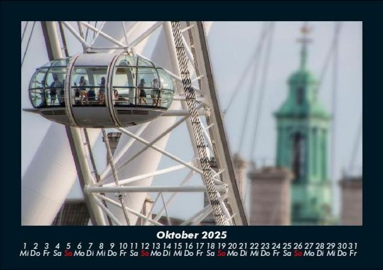Produktbild: Londons sch&ouml;nste Seiten 2025 Fotokalender DIN A5