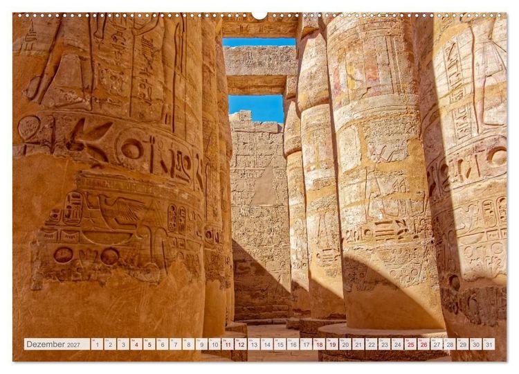 Produktbild: Monumente der Ewigkeit - von Wesiren bis zu C&auml;saren in &Auml;gypten (Wandkalender 2027 DIN A2 quer), CALVENDO Monatskalender