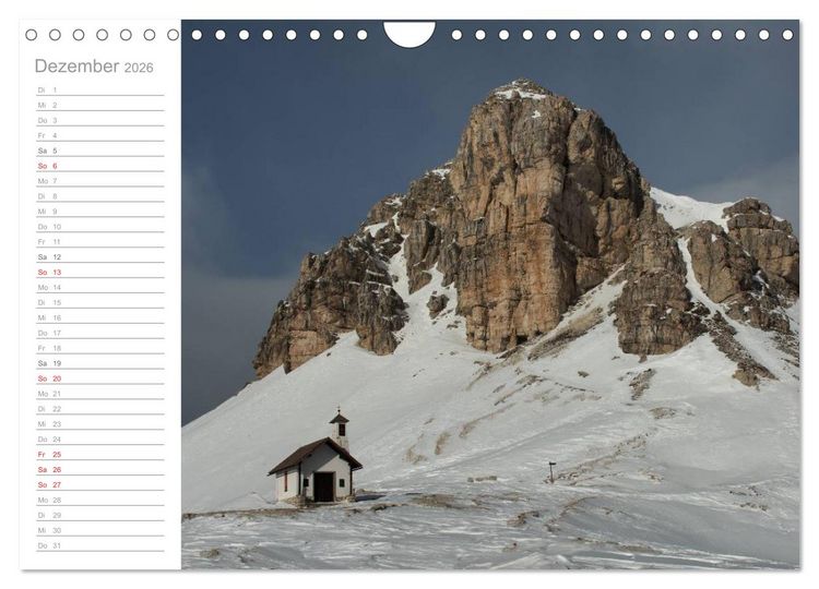 Produktbild: Wundervolle Pl&auml;tze in S&uuml;dtirol (Wandkalender 2026 DIN A4 quer), CALVENDO Monatskalender