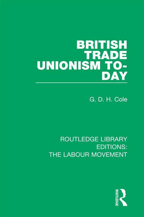 Produktbild: British Trade Unionism To-Day