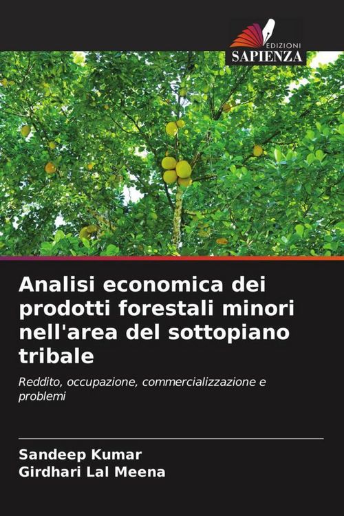 Produktbild: Analisi economica dei prodotti forestali minori nell'area del sottopiano tribale