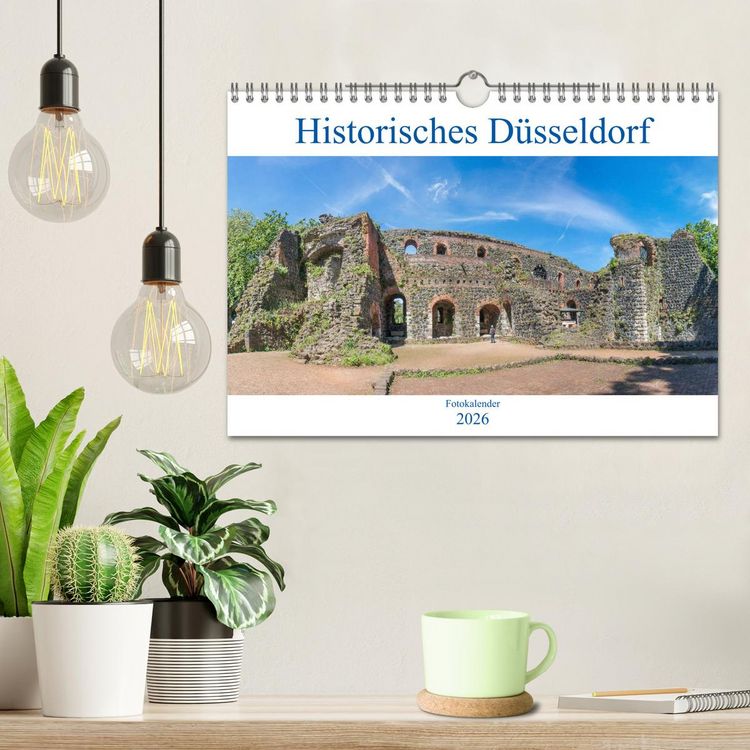 Produktbild: Historisches D&uuml;sseldorf (Wandkalender 2026 DIN A4 quer), CALVENDO Monatskalender
