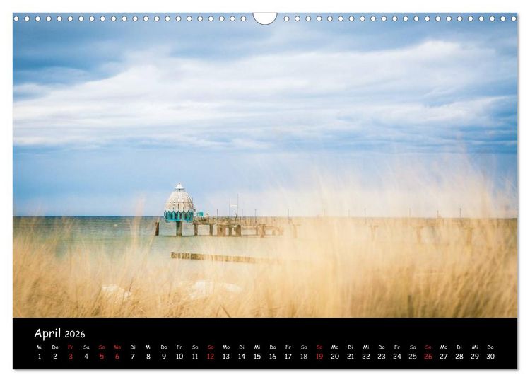 Produktbild: Ostseeregion Dar&szlig;-Zingst (Wandkalender 2026 DIN A3 quer), CALVENDO Monatskalender