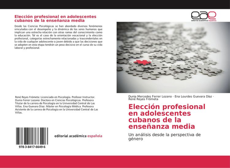 Produktbild: Elecci&oacute;n profesional en adolescentes cubanos de la ense&ntilde;anza media