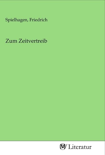 Produktbild: Zum Zeitvertreib