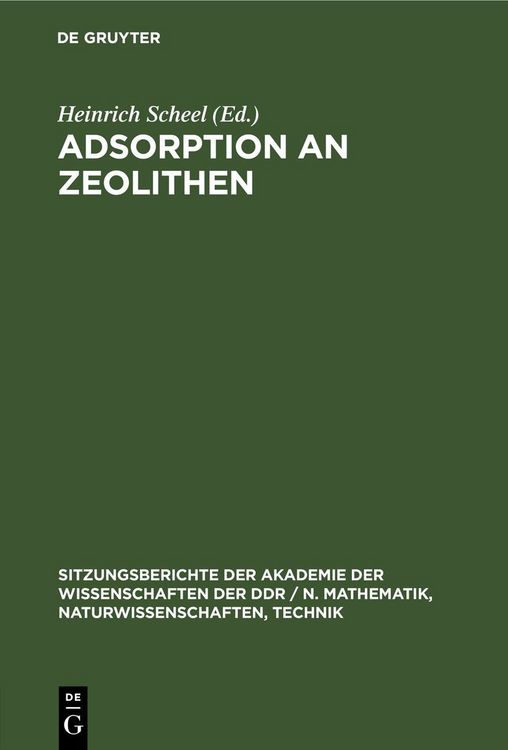 Produktbild: Adsorption an Zeolithen