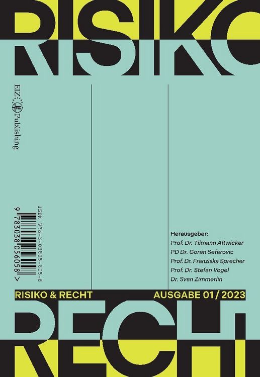 Produktbild: Risiko & Recht 01/2023