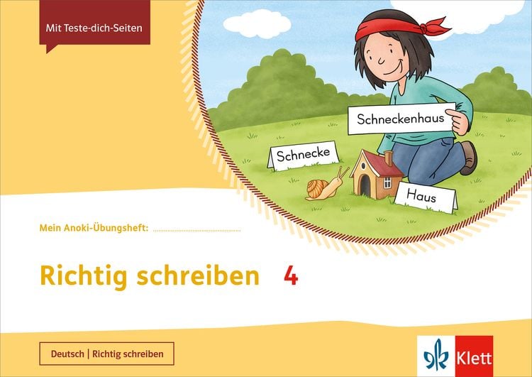 Produktbild: Mein Anoki-Übungsheft. Richtig schreiben 4. Übungsheft Klasse 4