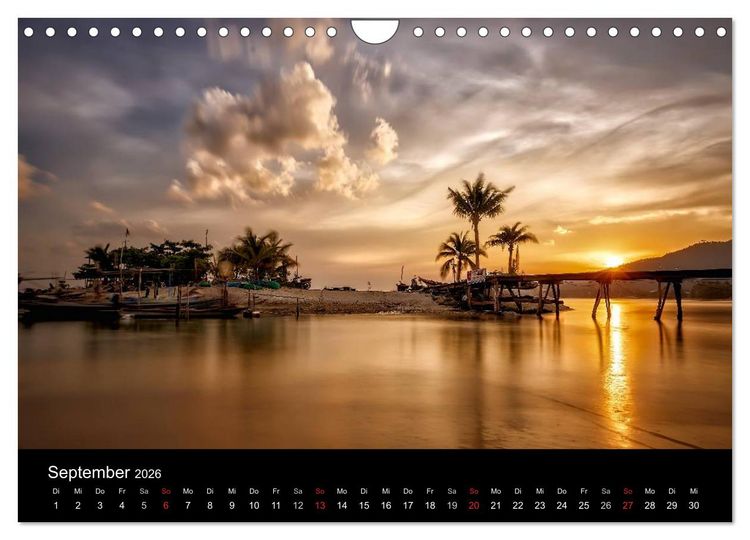 Produktbild: Koh Samui im Sonnenlicht (Wandkalender 2026 DIN A4 quer), CALVENDO Monatskalender