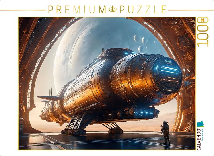 Produktbild: CALVENDO Puzzle R&uuml;ckkehr eines Raumgleiters ins Mutterschiff | 1000 Teile Lege-Gr&ouml;&szlig;e 64x48cm Foto-Puzzle f&uuml;r gl&uuml;ckliche Stunden