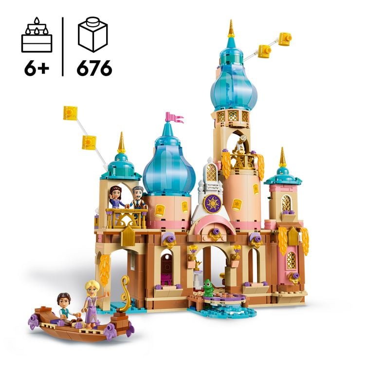 Produktbild: LEGO ǀ Disney Princess 43297 Rapunzels Schloss, Bauset f&uuml;r Kinder ab 6 Jahren