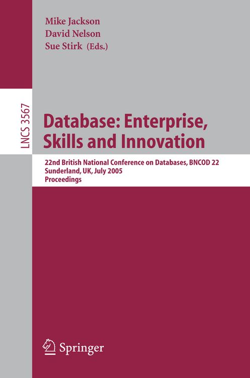 Produktbild: Database: Enterprise, Skills and Innovation