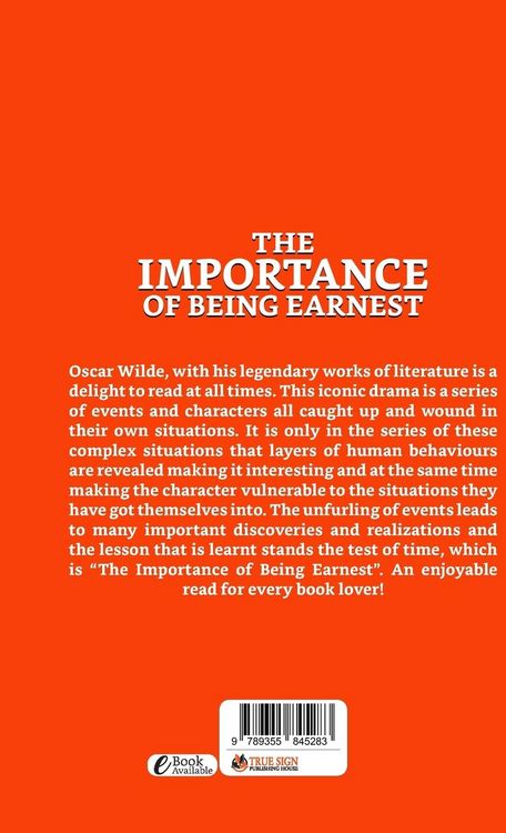 Produktbild: The Importance of Being Earnest
