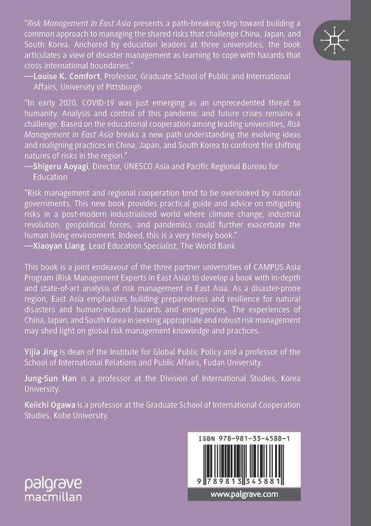 Produktbild: Risk Management in East Asia