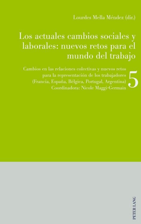Produktbild: Los actuales cambios sociales y laborales / Los actuales cambios sociales y laborales: nuevos retos para el mundo del trabajo