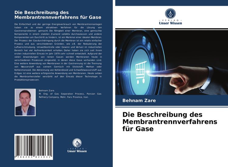 Produktbild: Die Beschreibung des Membrantrennverfahrens f&uuml;r Gase