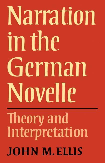 Produktbild: Narration in the German Novelle