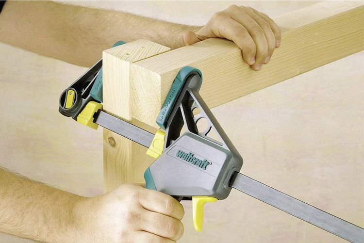 Produktbild: Wolfcraft 3030000 Einhandzwinge Spann-Weite (max.):150 mm Ausladungs-Ma&szlig;e:100 mm