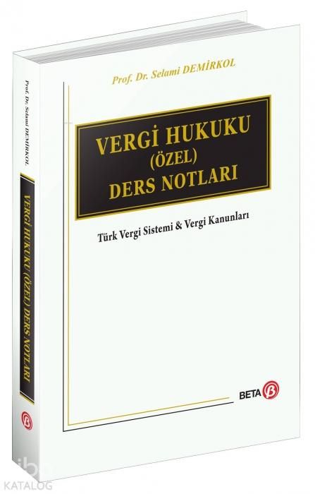 Produktbild: Vergi Hukuku &Ouml;zel Ders Notlari Ciltli