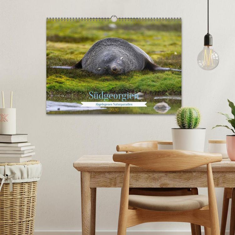 Produktbild: S&uuml;dgeorgien - Abgelegenes Naturparadies (Wandkalender 2026 DIN A3 quer), CALVENDO Monatskalender