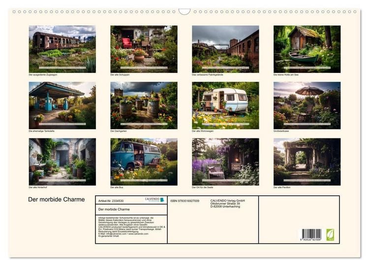 Produktbild: Der morbide Charme (Wandkalender 2027 DIN A2 quer), CALVENDO Monatskalender