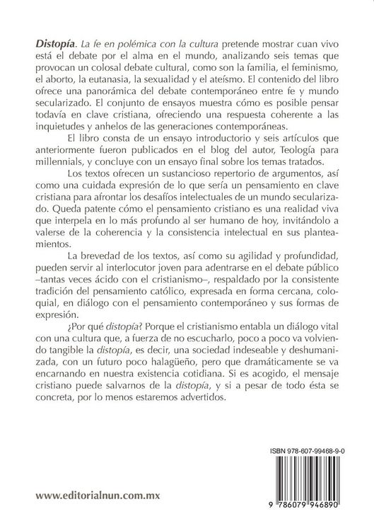 Produktbild: Distop&iacute;a. La fe en pol&eacute;mica con la cultura