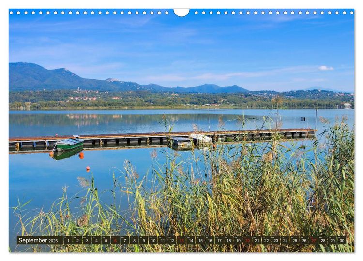 Produktbild: Lago di Varese - Eine der sch&ouml;nsten Seenlandschaften Italiens (Wandkalender 2026 DIN A3 quer), CALVENDO Monatskalender