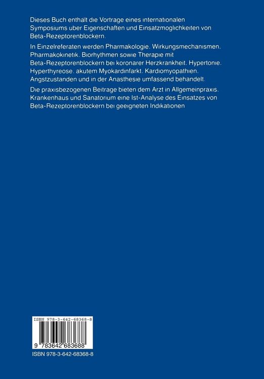 Produktbild: Beta-Rezeptorenblocker