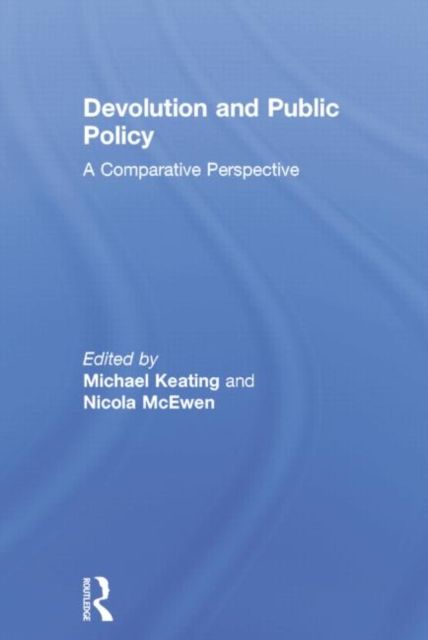 Produktbild: Devolution and Public Policy