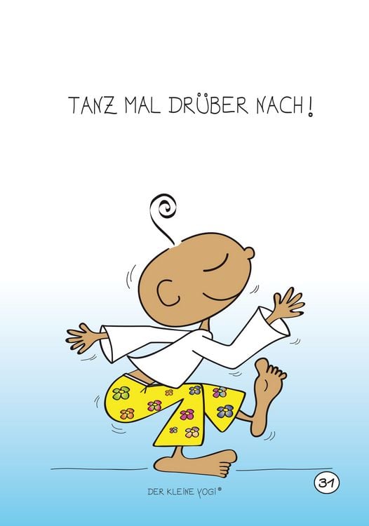 Produktbild: Der Kleine Yogi. Gl&uuml;cksbotschaften - Set mit Booklet und 40 Impulskarten
