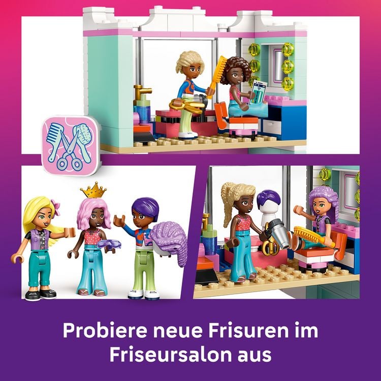 Produktbild: LEGO Friends 42662 Friseursalon, Spielzeug, Geschenkidee für Mädchen