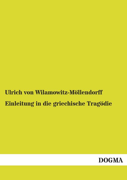 Produktbild: Einleitung in die griechische Trag&ouml;die