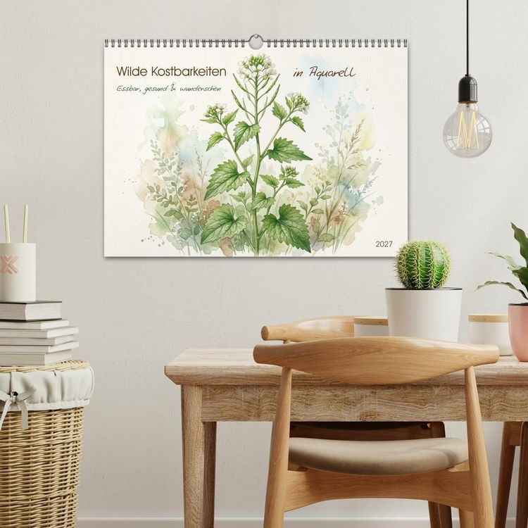 Produktbild: Wilde Kostbarkeiten &ndash; Essbar, gesund & wundersch&ouml;n (Wandkalender 2027 DIN A3 quer), CALVENDO Monatskalender